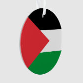Palästinensische Staatsflagge Ornament (Vorderseite)