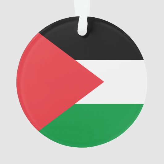 Palästinensische Staatsflagge Ornament (Rückseite)