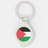Palästinensische Staatsflagge Schlüsselanhänger (Vorderseite)