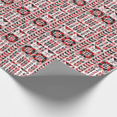 Palästinensische Stickerei Geschenkpapier (Ecke)