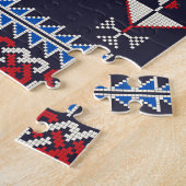 Palästinensische Stickerei Motif Muster. Puzzle (Seite)