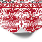 palästinensische Stickerei Muster 2 Poster (Ecke)