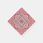palästinensische Stickerei Muster 2 Serviette (Ecke)