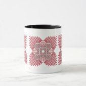 Palästinensische Stickerei Muster Tasse (Zentrum)