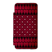 Palästinensische Stickerei Tatreez gedrucktes Desi Incipio iPhone Geldbeutel-Hülle (Folio Vorderseite)