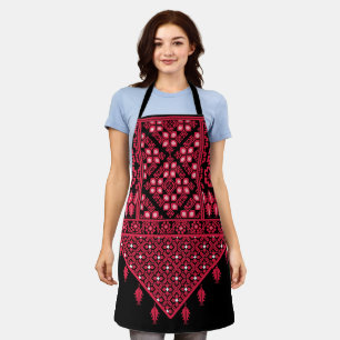 Palästinensische Stickerei Tatreez gedrucktes Desi Schürze