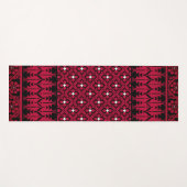 Palästinensische Stickerei Tatreez gedrucktes Desi Yogamatte (Vorderseite (Horizontal))