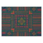Palästinensische Stickerei Tatreez rot grün 5 Must Tischdecke (Vorderseite (Horizontal))