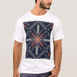 Palästinensische Stickerei: Traditionelles Musterd T-Shirt