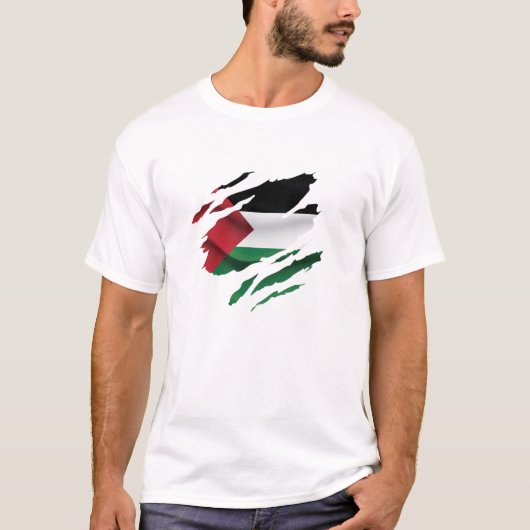 Palästinensische Stolzflagge T-Shirt (Vorderseite)