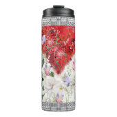 Palästinensische Tasse mit Blumenkarte (Vorderseite)