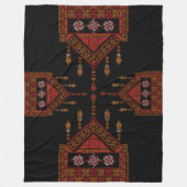 Palästinensische Tatreez Embroidery | Palestine Ar Fleecedecke (Vorderseite)