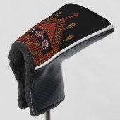 Palästinensische Tatreez Embroidery | Palestine Ar Golf Headcover (3/4 Vorderseite)