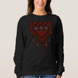 Palästinensische Tatreez Embroidery | Palestine Ar Sweatshirt
