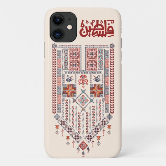 Palästinensische Tatreez mit arabischem Namen Palä Case-Mate iPhone Hülle (Rückseite)