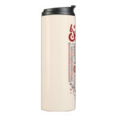 Palästinensische Tatreez mit arabischem Namen Palä Thermosbecher (Nach links gedreht)