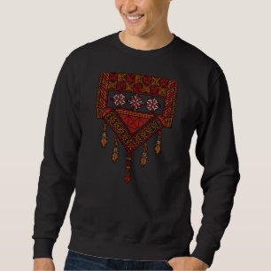 Palästinensische Tatreez Stickerei Kunst Sweatshirt