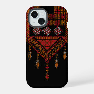 Palästinensische Tatreez Stickerei Palästinensis iPhone 15 Hülle
