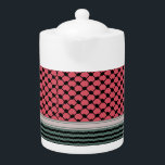 Palästinensische Wassermelone Hatta Keffiyeh Kufiy<br><div class="desc">Wassermelone Kufiya, kufiyyeh, kaffiyyeh oder auch Hatta genannt ist ein altes palästinensisches traditionelles Kopfbedeckungsmuster, das jedem Palästinenser einen hohen Wert verleiht und später zu einem Symbol des Widerstands und der Freiheit weltweit wurde. Jedes Muster in der Hatta Kufiya repräsentiert die Kultur der palestinischen Elemente. Dieses Design ist für Palästinenser, Palästinafans,...</div>