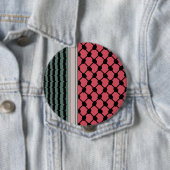 Palästinensische Wassermelone Hatta Keffiyeh Kufiy Button (Beispiel)