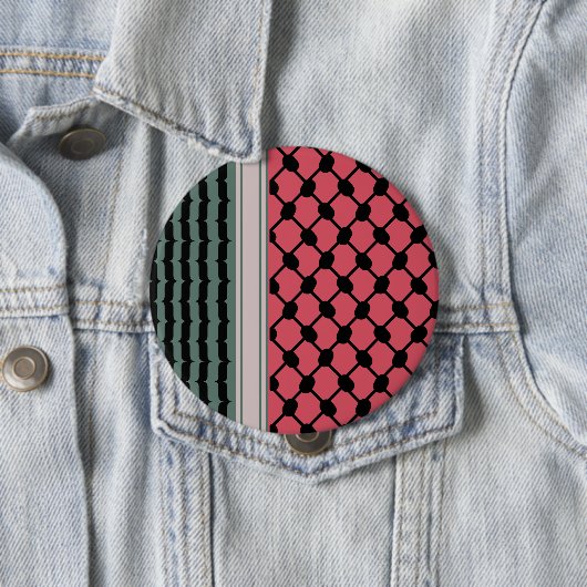 Palästinensische Wassermelone Hatta Keffiyeh Kufiy Button (Beispiel)