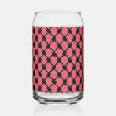 Palästinensische Wassermelone Hatta Keffiyeh Kufiy Dosenglas (Rückseite)