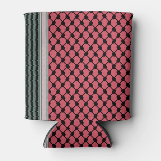 Palästinensische Wassermelone Hatta Keffiyeh Kufiy Dosenkühler (Vorderseite)