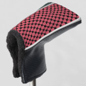 Palästinensische Wassermelone Hatta Keffiyeh Kufiy Golf Headcover (3/4 Vorderseite)