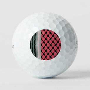 Palästinensische Wassermelone Hatta Keffiyeh Kufiy Golfball