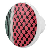 Palästinensische Wassermelone Hatta Keffiyeh Kufiy Keramikknauf (Rechts)
