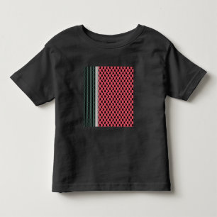 Palästinensische Wassermelone Hatta Keffiyeh Kufiy Kleinkind T-shirt