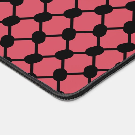 Palästinensische Wassermelone Hatta Keffiyeh Kufiy Schreibtischunterlage (Ecke)