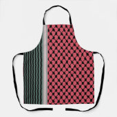 Palästinensische Wassermelone Hatta Keffiyeh Kufiy Schürze (Vorderseite)