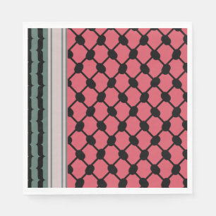 Palästinensische Wassermelone Hatta Keffiyeh Kufiy Serviette