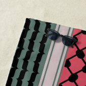 Palästinensische Wassermelone Hatta Keffiyeh Kufiy Strandtuch (Beispiel)