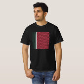 Palästinensische Wassermelone Hatta Keffiyeh Kufiy T-Shirt (Vorne ganz)