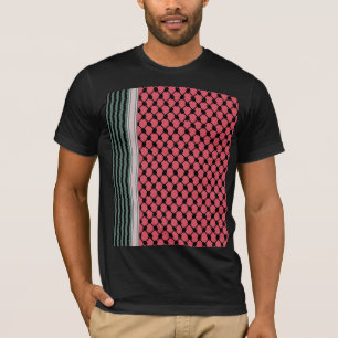 Palästinensische Wassermelone Hatta Keffiyeh Kufiy T-Shirt