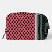 Palästinensische Wassermelone Hatta Keffiyeh Kufiy Waschbeutel (Rückseite)