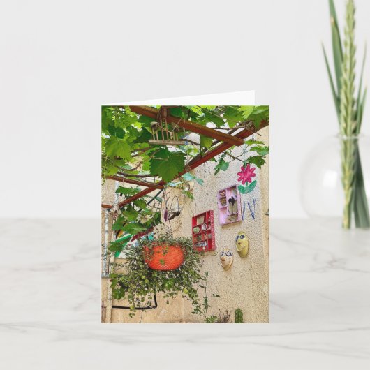 Palästinensische Zuhause Art Dankeskarte (Vorderseite)