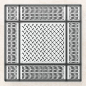 palästinensischer Bürger Glasuntersetzer (Vorderseite)
