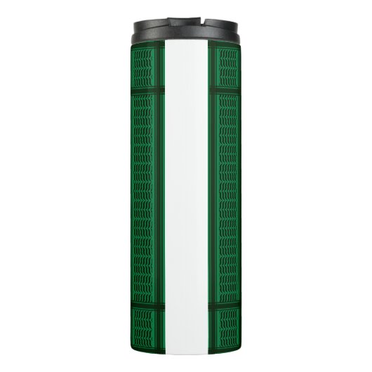 palästinensischer Bürger | Palestina map Pattern Thermosbecher (Rückseite)