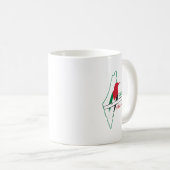 Palästinensischer Flaggenvogel Kaffeetasse (VorderseiteRechts)