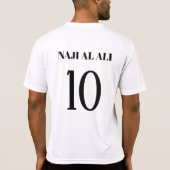 Palästinensischer Fußball T-Shirt (Rückseite)