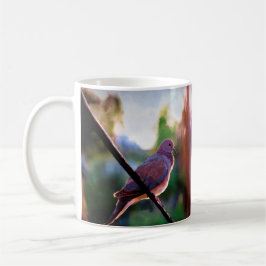 palästinensischer Laughing Morning Dove Malstil Kaffeetasse