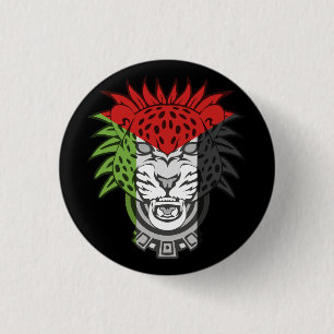 Palästinensischer Löwe - Palästina-Flagge Löwe Button