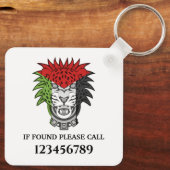 Palästinensischer Löwe - Palästinensische FLAG-Lio Schlüsselanhänger (Rückseite)