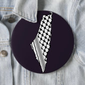 palästinensischer Offizier, freie Karte Palästinas Button (Beispiel)