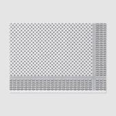 Palästinensischer Schwarz-Weiß-Keffiyeh Seidenpapier (Vorderseite)