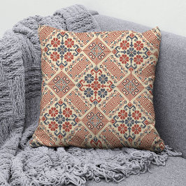 Palästinensischer Tatreez-Maschenwirbelkissen 11 Kissen