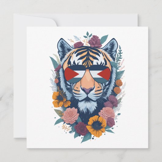 Palästinensischer Tiger - Palästina-FLAG (Vorderseite)